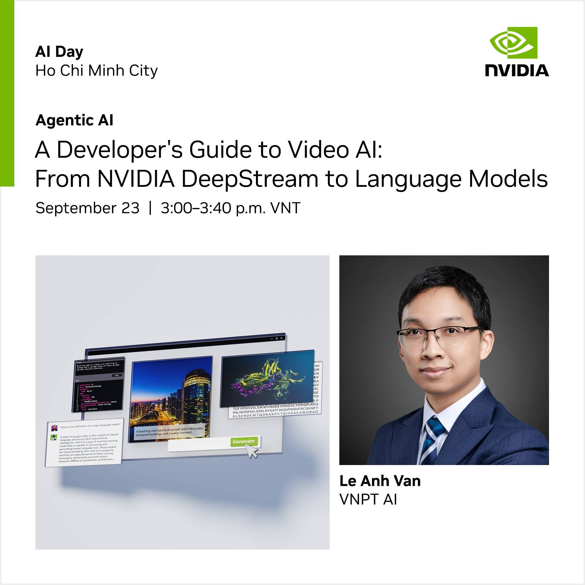 Bài tham luận của TS. Lê Anh Văn tại NVIDIA AI Day 2025
